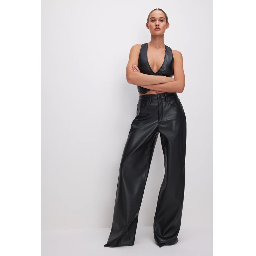 Good American leather pants Sz 8